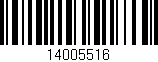 Código de barras (EAN, GTIN, SKU, ISBN): '14005516'