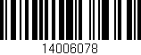 Código de barras (EAN, GTIN, SKU, ISBN): '14006078'