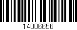 Código de barras (EAN, GTIN, SKU, ISBN): '14006656'