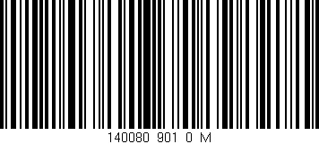 Código de barras (EAN, GTIN, SKU, ISBN): '140080_901_0_M'