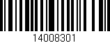Código de barras (EAN, GTIN, SKU, ISBN): '14008301'