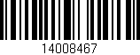 Código de barras (EAN, GTIN, SKU, ISBN): '14008467'
