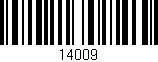 Código de barras (EAN, GTIN, SKU, ISBN): '14009'