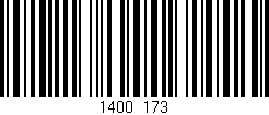 Código de barras (EAN, GTIN, SKU, ISBN): '1400/173'