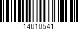 Código de barras (EAN, GTIN, SKU, ISBN): '14010541'