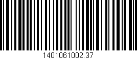 Código de barras (EAN, GTIN, SKU, ISBN): '1401061002.37'