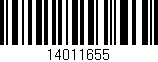Código de barras (EAN, GTIN, SKU, ISBN): '14011655'