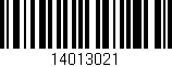 Código de barras (EAN, GTIN, SKU, ISBN): '14013021'