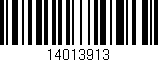 Código de barras (EAN, GTIN, SKU, ISBN): '14013913'