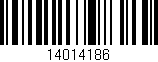 Código de barras (EAN, GTIN, SKU, ISBN): '14014186'