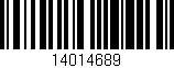 Código de barras (EAN, GTIN, SKU, ISBN): '14014689'