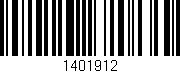 Código de barras (EAN, GTIN, SKU, ISBN): '1401912'