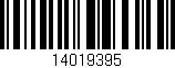 Código de barras (EAN, GTIN, SKU, ISBN): '14019395'