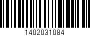 Código de barras (EAN, GTIN, SKU, ISBN): '1402031084'