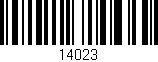 Código de barras (EAN, GTIN, SKU, ISBN): '14023'
