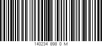 Código de barras (EAN, GTIN, SKU, ISBN): '140234_898_0_M'