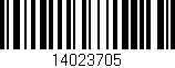 Código de barras (EAN, GTIN, SKU, ISBN): '14023705'