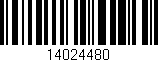 Código de barras (EAN, GTIN, SKU, ISBN): '14024480'