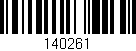 Código de barras (EAN, GTIN, SKU, ISBN): '140261'