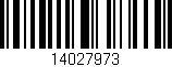 Código de barras (EAN, GTIN, SKU, ISBN): '14027973'