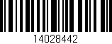 Código de barras (EAN, GTIN, SKU, ISBN): '14028442'