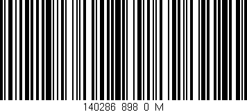 Código de barras (EAN, GTIN, SKU, ISBN): '140286_898_0_M'