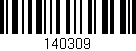 Código de barras (EAN, GTIN, SKU, ISBN): '140309'
