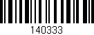 Código de barras (EAN, GTIN, SKU, ISBN): '140333'