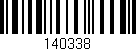 Código de barras (EAN, GTIN, SKU, ISBN): '140338'