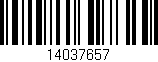 Código de barras (EAN, GTIN, SKU, ISBN): '14037657'