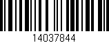 Código de barras (EAN, GTIN, SKU, ISBN): '14037844'