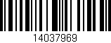 Código de barras (EAN, GTIN, SKU, ISBN): '14037969'