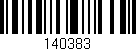 Código de barras (EAN, GTIN, SKU, ISBN): '140383'