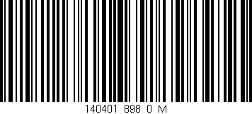 Código de barras (EAN, GTIN, SKU, ISBN): '140401_898_0_M'