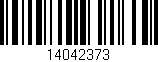 Código de barras (EAN, GTIN, SKU, ISBN): '14042373'
