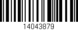 Código de barras (EAN, GTIN, SKU, ISBN): '14043879'