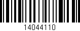 Código de barras (EAN, GTIN, SKU, ISBN): '14044110'