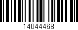Código de barras (EAN, GTIN, SKU, ISBN): '14044468'