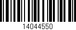 Código de barras (EAN, GTIN, SKU, ISBN): '14044550'
