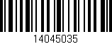 Código de barras (EAN, GTIN, SKU, ISBN): '14045035'