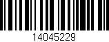 Código de barras (EAN, GTIN, SKU, ISBN): '14045229'