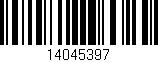 Código de barras (EAN, GTIN, SKU, ISBN): '14045397'