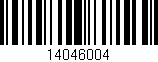 Código de barras (EAN, GTIN, SKU, ISBN): '14046004'