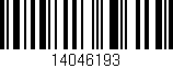 Código de barras (EAN, GTIN, SKU, ISBN): '14046193'