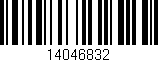 Código de barras (EAN, GTIN, SKU, ISBN): '14046832'