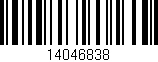 Código de barras (EAN, GTIN, SKU, ISBN): '14046838'
