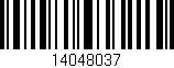 Código de barras (EAN, GTIN, SKU, ISBN): '14048037'