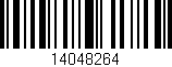 Código de barras (EAN, GTIN, SKU, ISBN): '14048264'