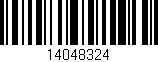 Código de barras (EAN, GTIN, SKU, ISBN): '14048324'