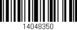 Código de barras (EAN, GTIN, SKU, ISBN): '14048350'